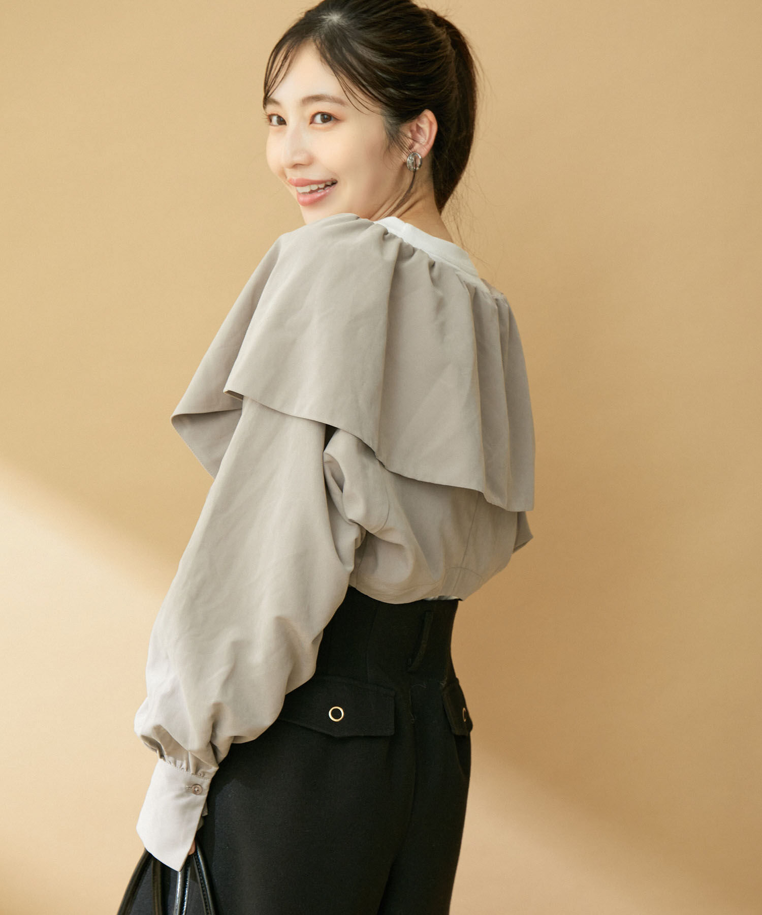 VIS「【上下2WAY】ピーチ起毛ブルゾン」|ブルゾン・スタジャン|