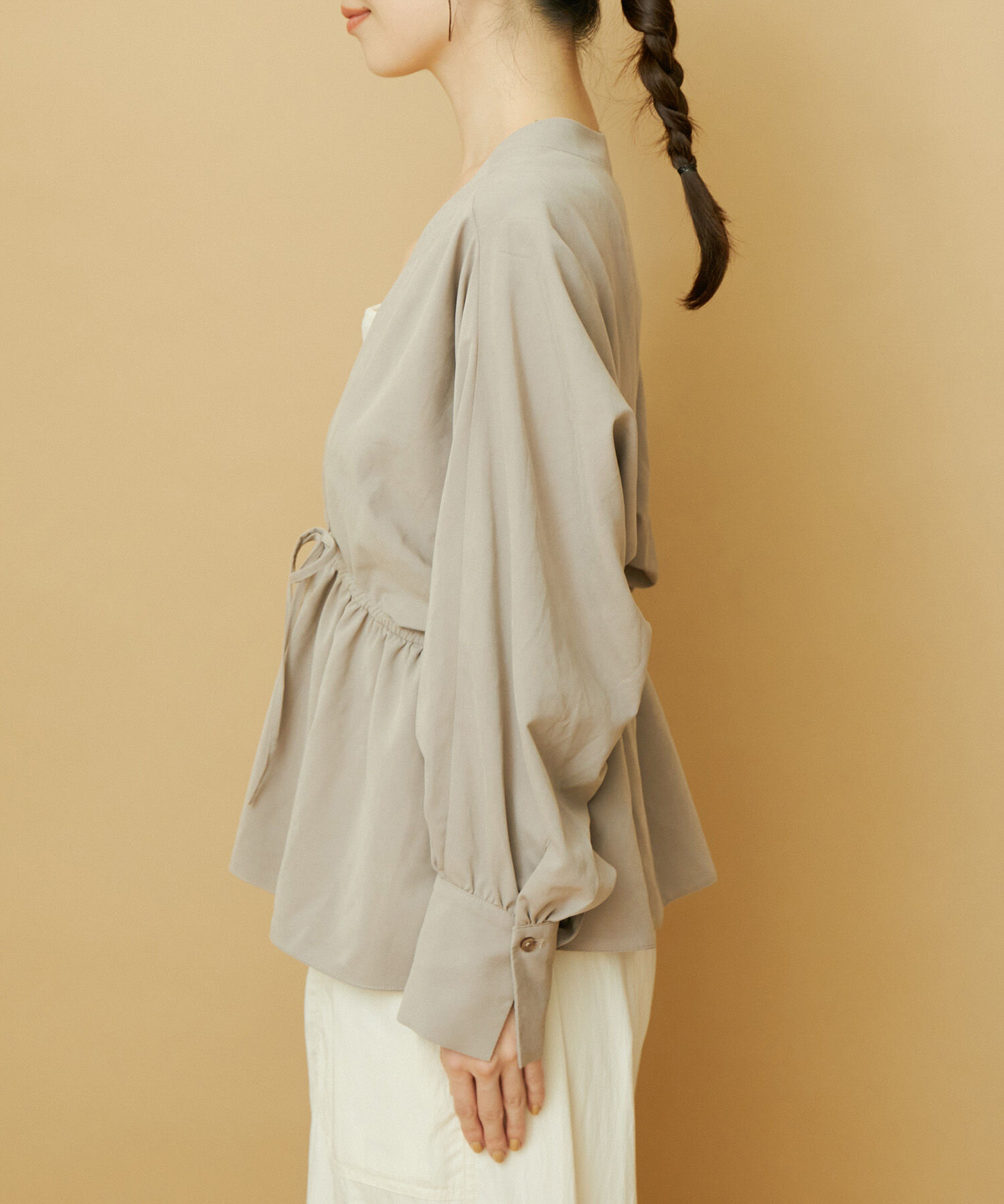 VIS「【上下2WAY】ピーチ起毛ブルゾン」|ブルゾン・スタジャン|