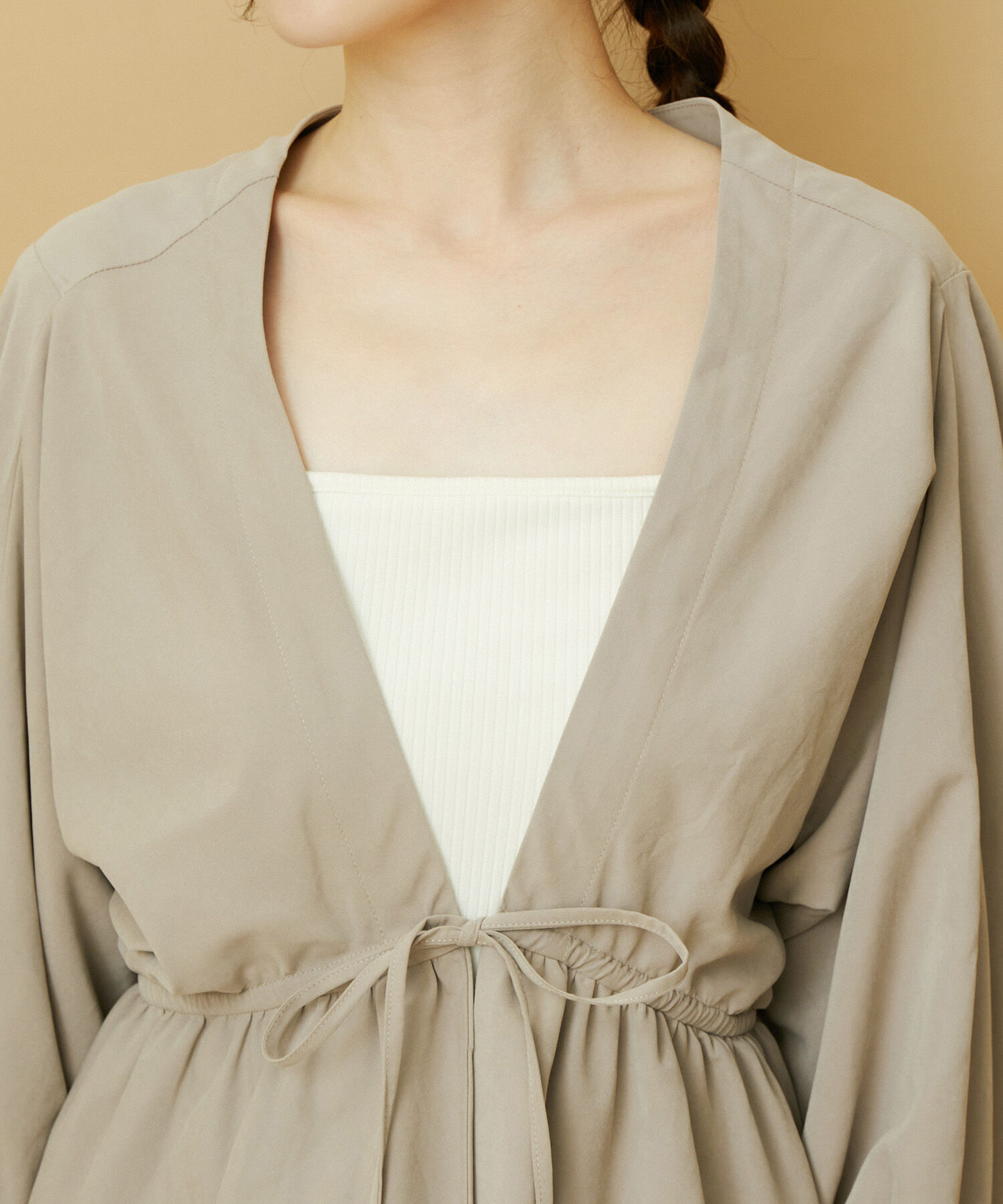 VIS「【上下2WAY】ピーチ起毛ブルゾン」|ブルゾン・スタジャン|