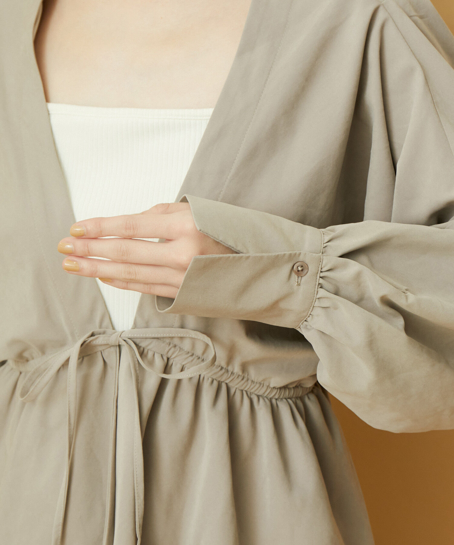 VIS「【上下2WAY】ピーチ起毛ブルゾン」|ブルゾン・スタジャン|