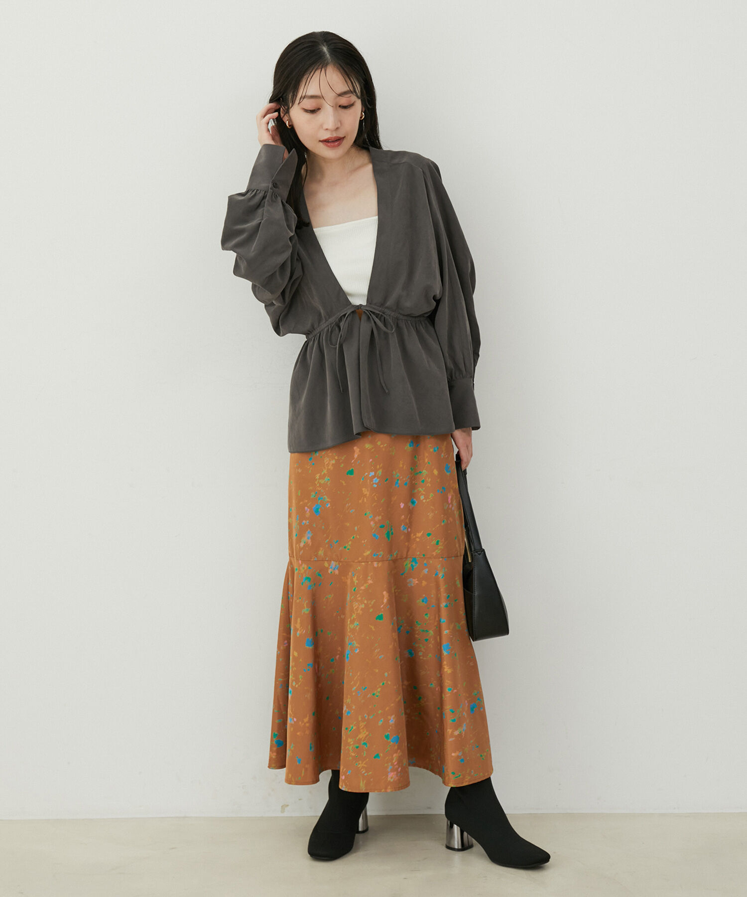 VIS「【上下2WAY】ピーチ起毛ブルゾン」|ブルゾン・スタジャン|