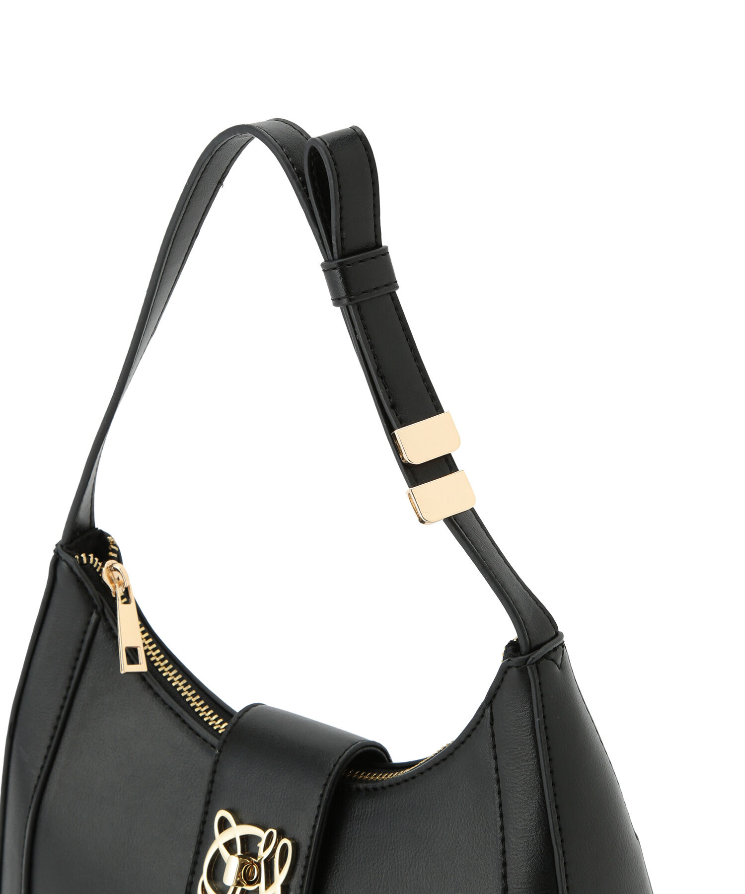 VIS「【ご好評につき追加生産】ハンドルリボンワンショルダーバッグ【180℃美人見え】」|ハンドバッグ|