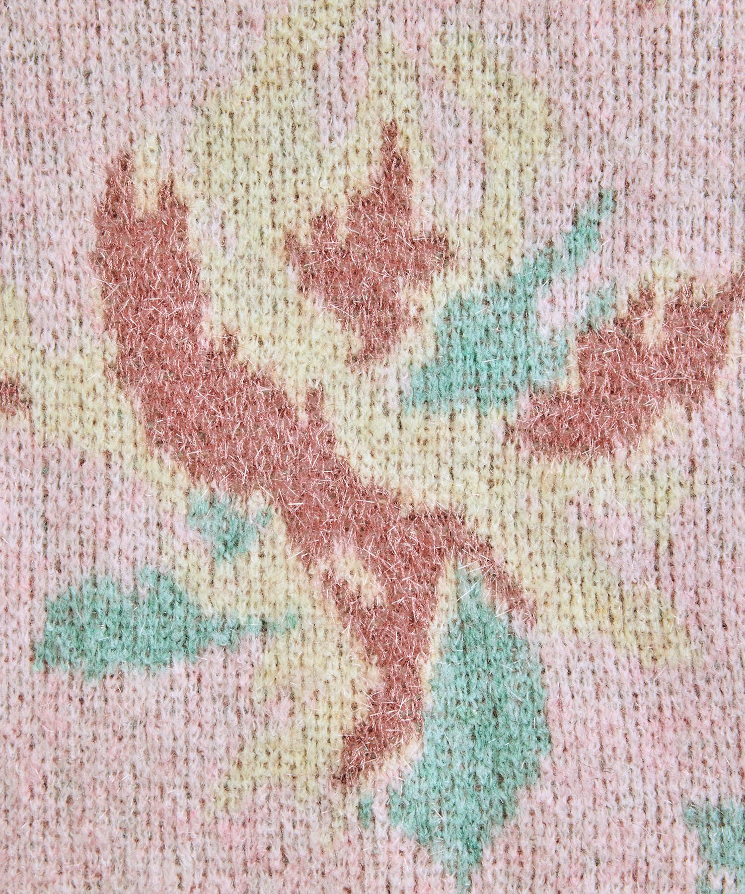 VIS「フラワージャガードニットプルオーバー」|ニット・セーター|