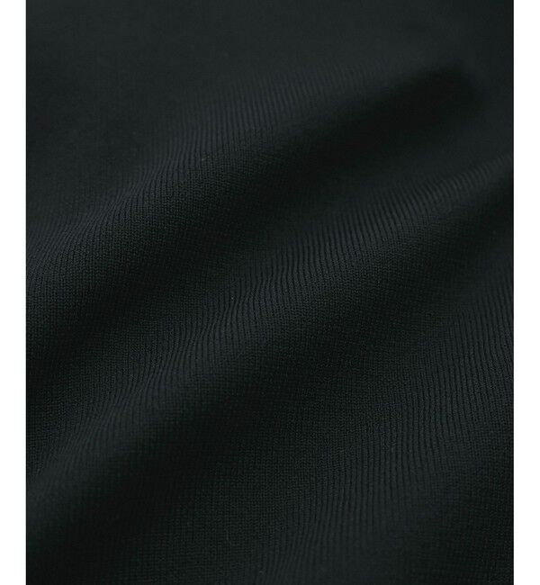 VIS「【洗える/アンチピリング】シルバー釦アクセントスリーブクルーネックニット」|ニット・セーター|