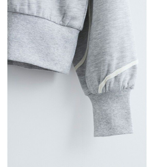 VIS「【洗える】ハート＆リボンコード刺繍スウェット」|スウェット・ジャージ|