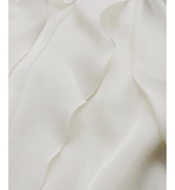 VIS「【洗える】シアーラッフルブラウス」|シャツ・ブラウス|