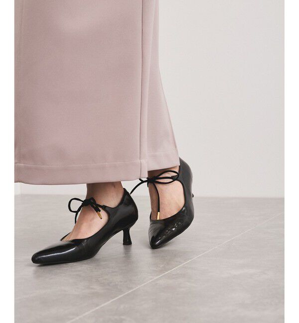 VIS「リボンヒールパンプス」|パンプス|