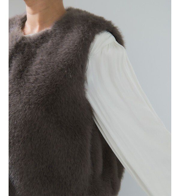 VIS「アソートファーショートベスト」|ベスト・ジレ|