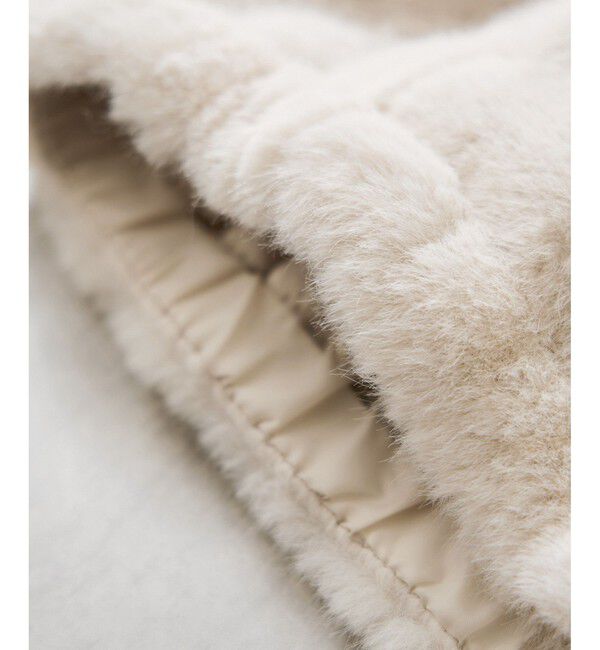 VIS「ブローチ付きアソートファーブルゾン」|ブルゾン・スタジャン|