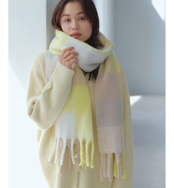 VIS「接結メタルボタンミニフェザーニットコート」|ノーカラージャケット|