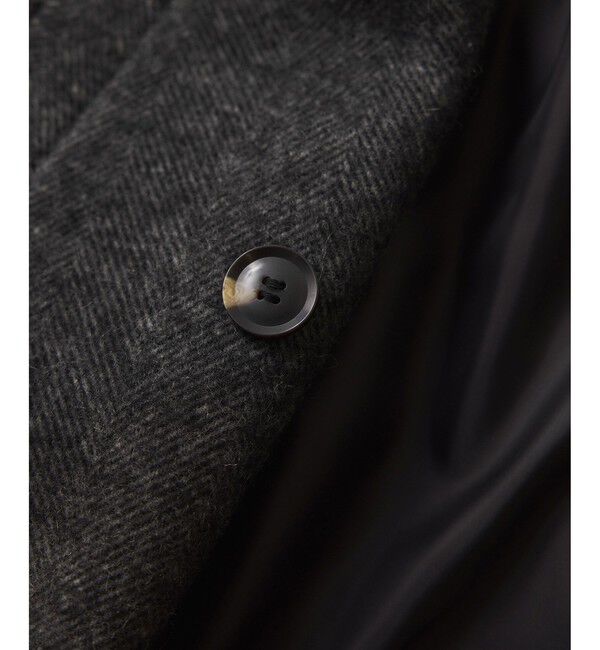 VIS「尾州シャギースタンドカラーロングコート/静電気防止・WEB限定PS・TMサイズ」|その他|