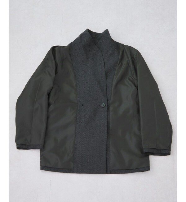 VIS「ヘリンボーンツイードベルテッドジャケット/セットアップ対応」|テーラードジャケット|