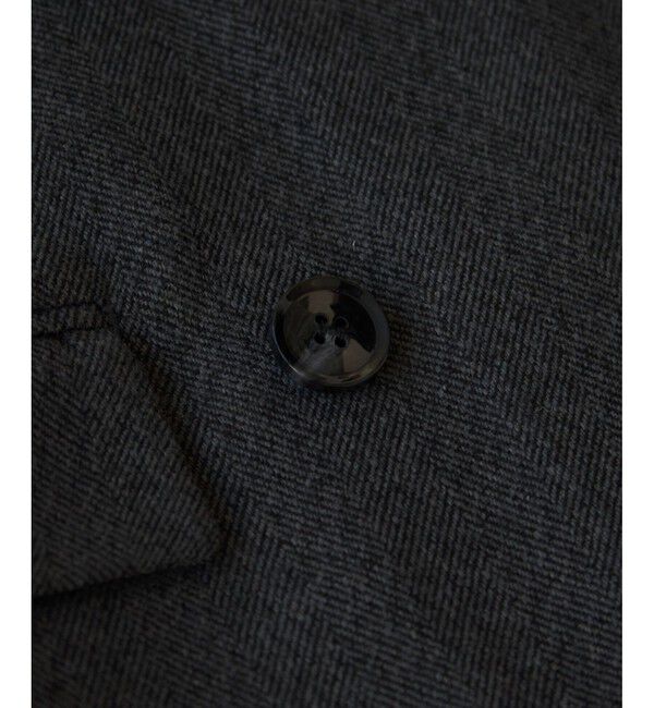 VIS「ヘリンボーンツイードベルテッドジャケット/セットアップ対応」|テーラードジャケット|