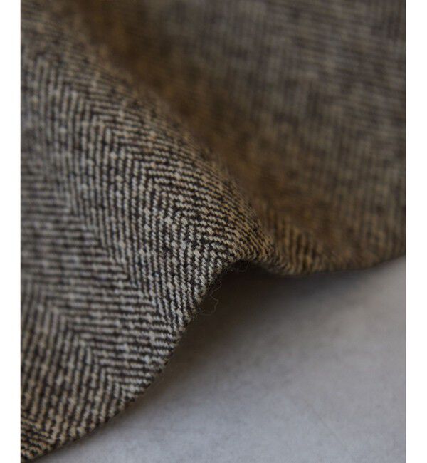 VIS「ヘリンボーンツイードベルテッドジャケット/セットアップ対応」|テーラードジャケット|