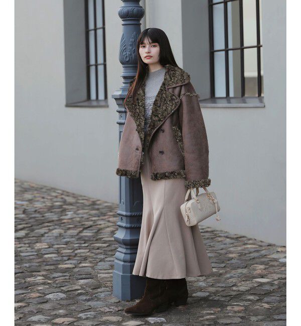 VIS「フェイクムートンジャケット」|ブルゾン・スタジャン|