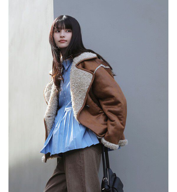 VIS「フェイクムートンジャケット」|ブルゾン・スタジャン|