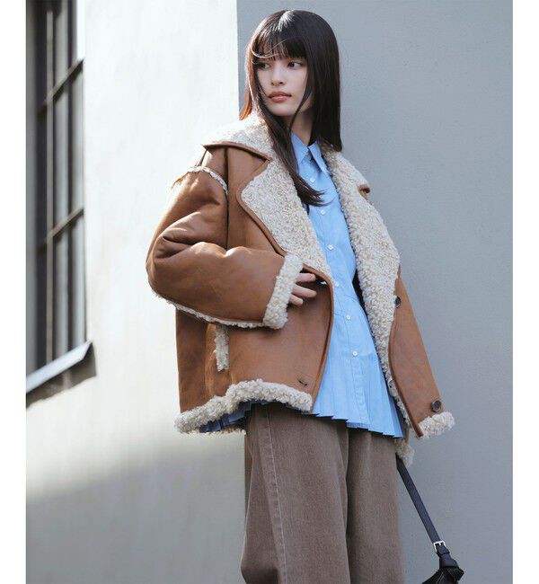 VIS「フェイクムートンジャケット」|ブルゾン・スタジャン|