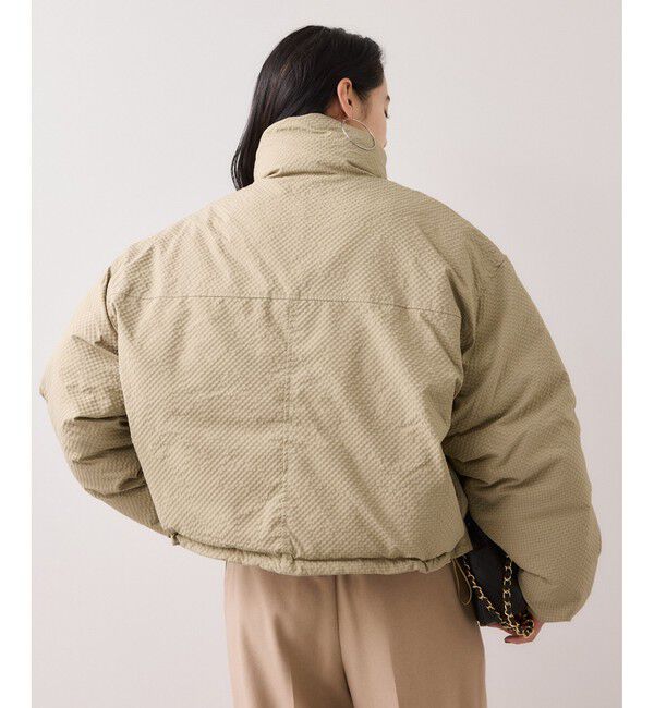 VIS「【WEB限定】軽くてあたたかいパディングショートボリューム中綿ブルゾン」|ブルゾン・スタジャン|