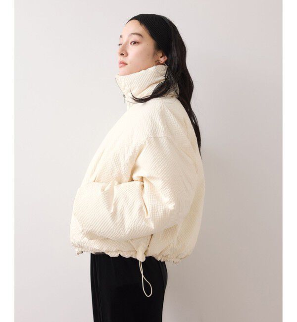 VIS「【WEB限定】軽くてあたたかいパディングショートボリューム中綿ブルゾン」|ブルゾン・スタジャン|