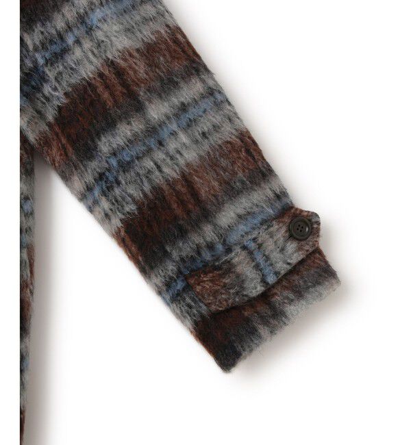 VIS「【WEB限定】シャギーミディ丈Pコート」|ピーコート|