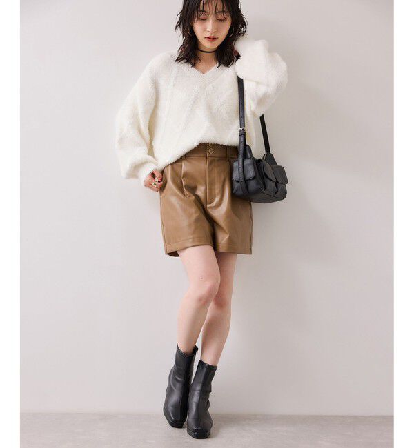 VIS「レザーショートパンツ」|チノ|