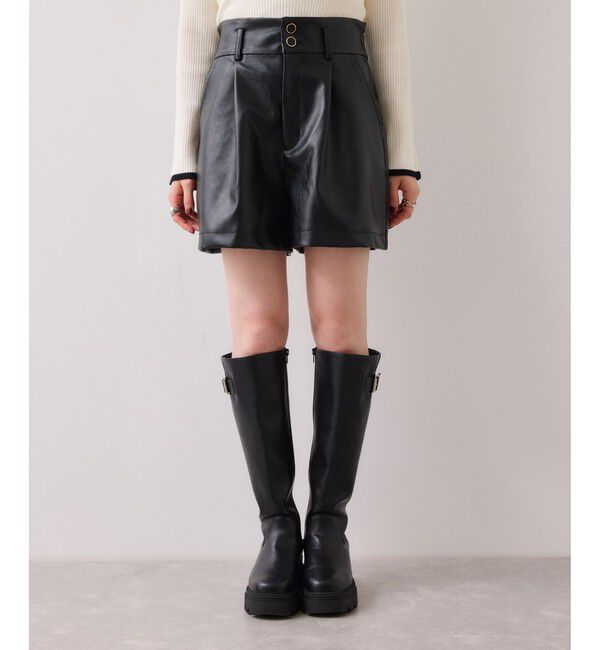 VIS「レザーショートパンツ」|チノ|