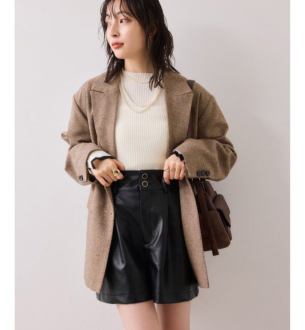 VIS「レザーショートパンツ」|チノ|