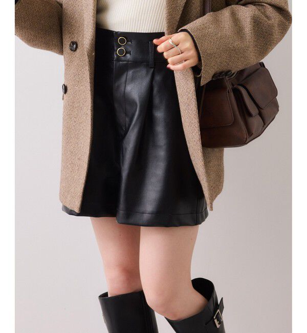 VIS「レザーショートパンツ」|チノ|