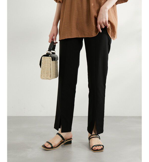 Rope&rsquo;Picnic「フロントスリットイージーパギンス」|チノ|