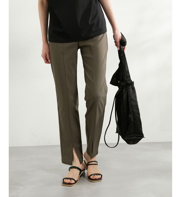 Rope&rsquo;Picnic「フロントスリットイージーパギンス」|チノ|