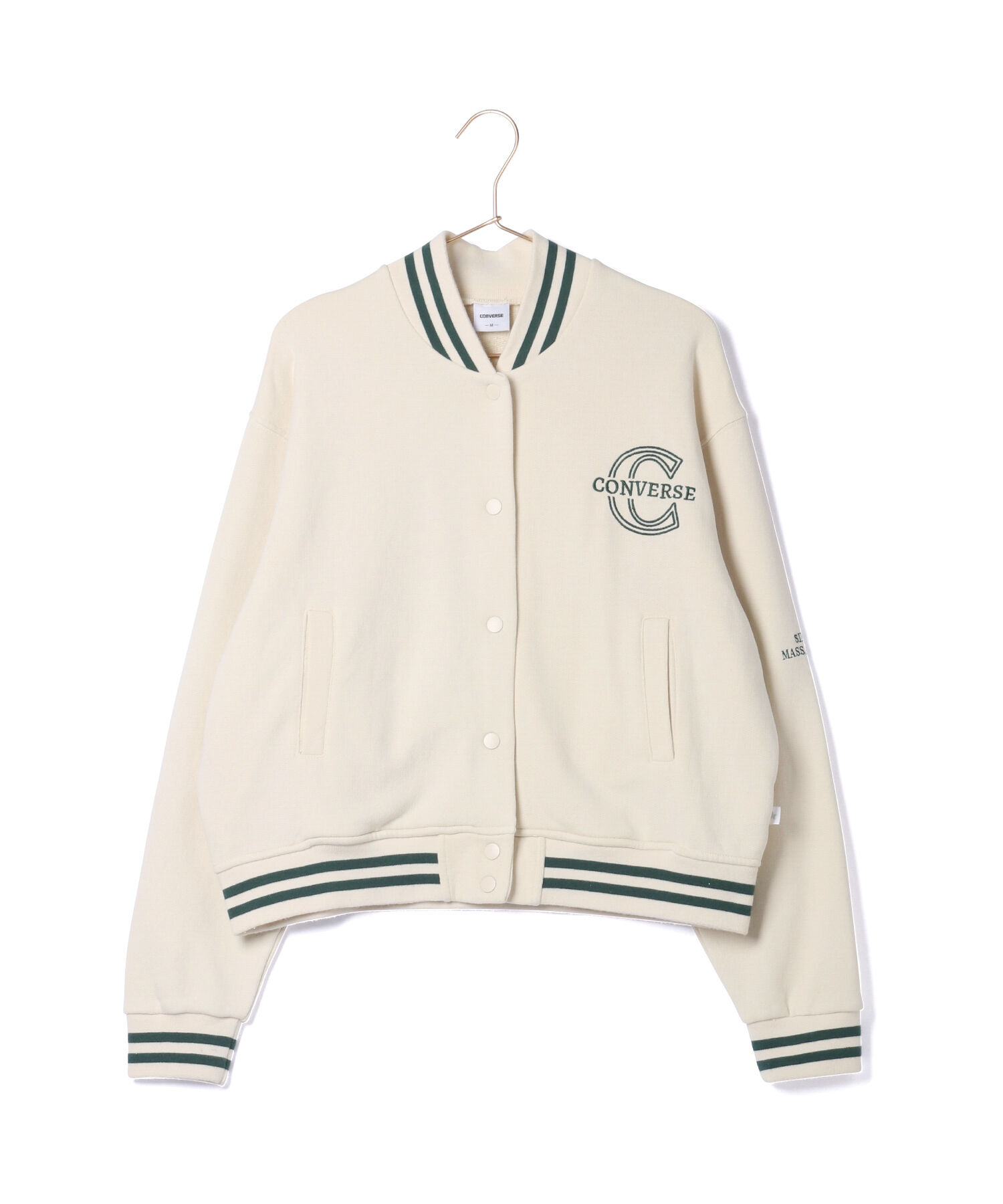 ROPE' PICNIC R「【CONVERSE/コンバース】裏毛リブラインスタジャン」|ブルゾン・スタジャン|
