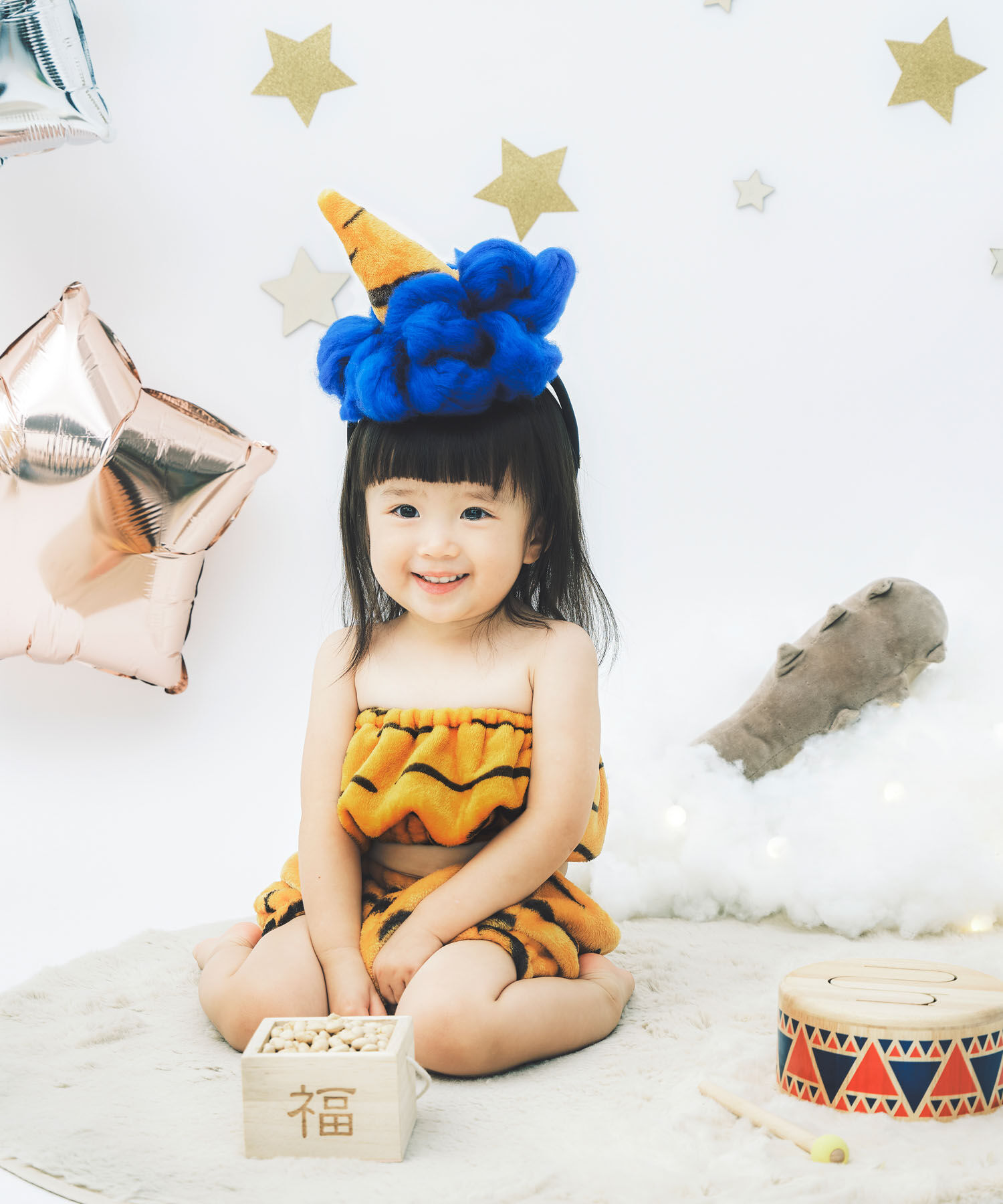 ROPE PICNIC PASSAGE「【BABY】小鬼コスチューム 節分」|その他ベビー用品|ブルー(44)