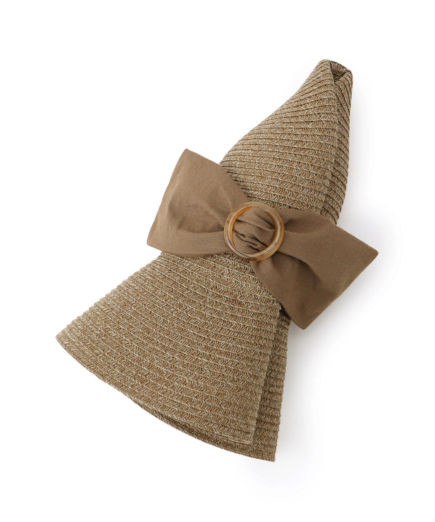 ROPE PICNIC PASSAGE「ウォッシャブル折り畳みリボンハット」|ハット|