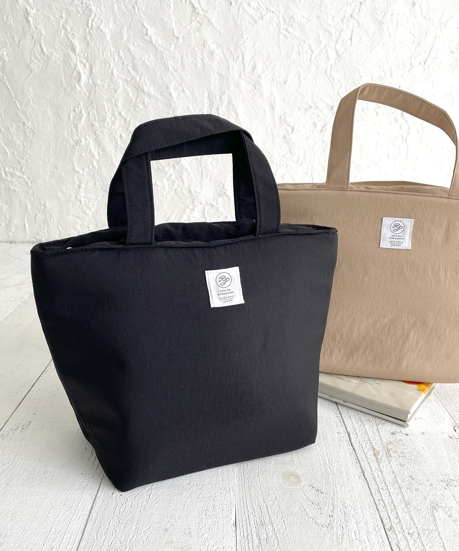 ROPE PICNIC PASSAGE「保冷・保温ランチトートバッグ」|食器・キッチングッズ|ブラック(01)