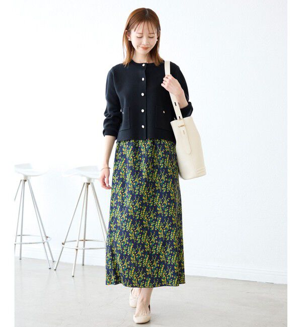 Rope&rsquo;Picnic「ミラノリブ金ボタンニットカーディガン」|カーディガン|