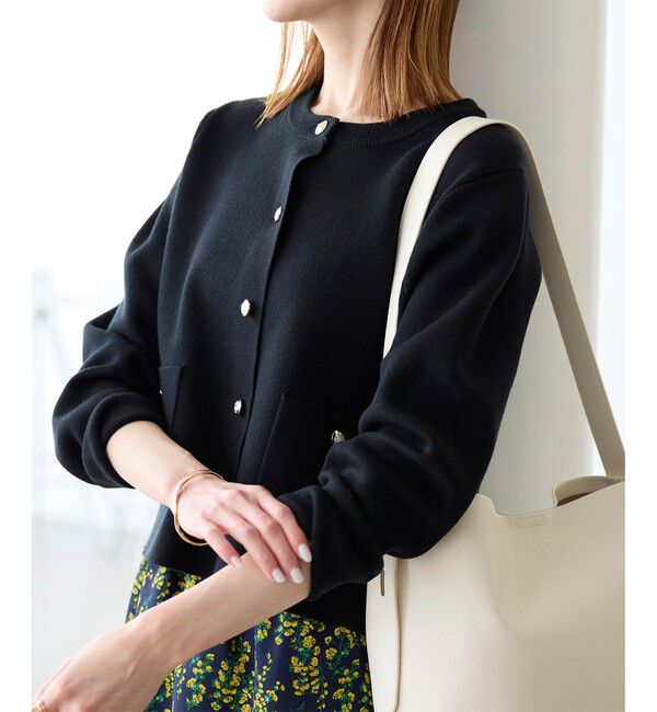 Rope&rsquo;Picnic「ミラノリブ金ボタンニットカーディガン」|カーディガン|