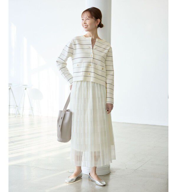 Rope&rsquo;Picnic「ミラノリブ金ボタンニットカーディガン」|カーディガン|