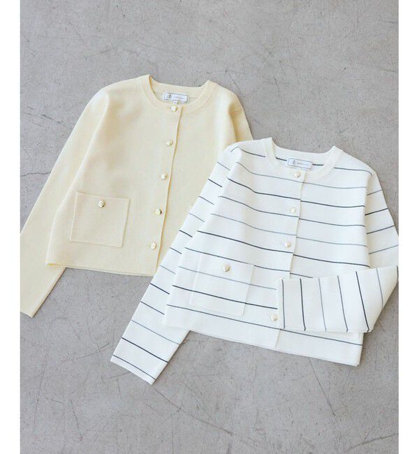 Rope&rsquo;Picnic「ミラノリブ金ボタンニットカーディガン」|カーディガン|