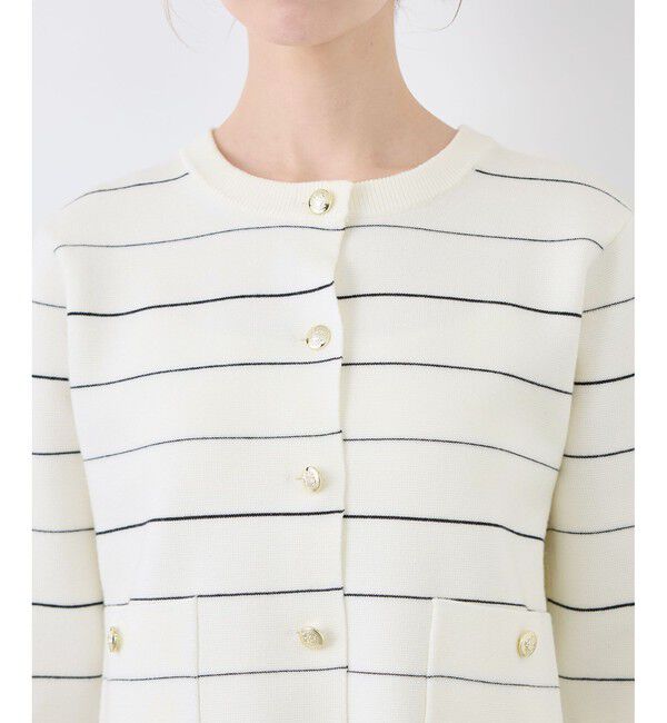 Rope&rsquo;Picnic「ミラノリブ金ボタンニットカーディガン」|カーディガン|