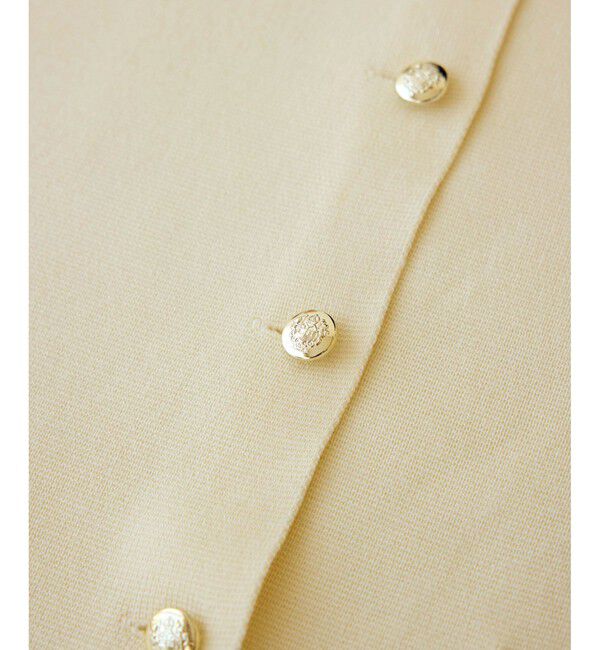 Rope&rsquo;Picnic「ミラノリブ金ボタンニットカーディガン」|カーディガン|