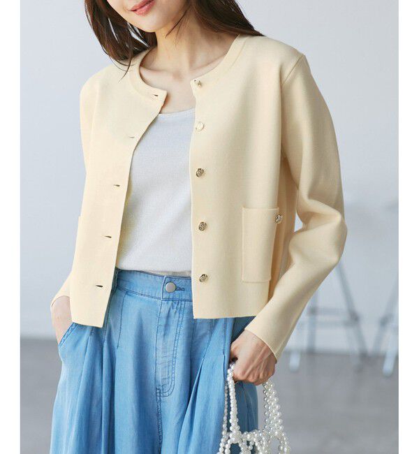 Rope&rsquo;Picnic「ミラノリブ金ボタンニットカーディガン」|カーディガン|キナリ(16)