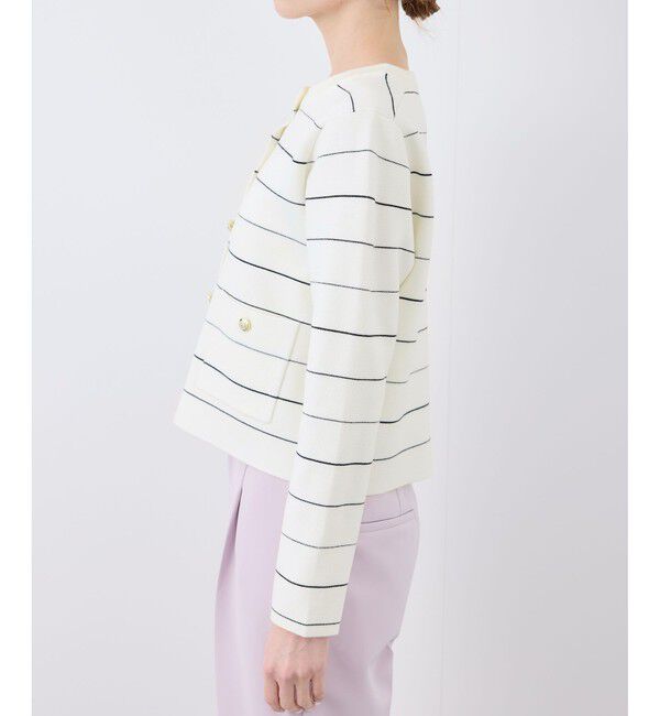 Rope&rsquo;Picnic「ミラノリブ金ボタンニットカーディガン」|カーディガン|