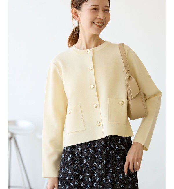 Rope&rsquo;Picnic「ミラノリブ金ボタンニットカーディガン」|カーディガン|