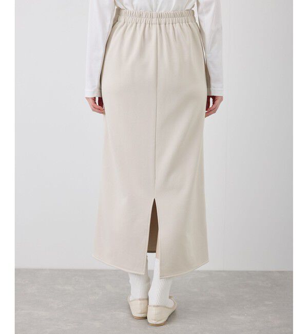 Rope&rsquo;Picnic「【3サイズ展開】裏起毛ボンディングジョーゼットアイラインスカート」|スカート|