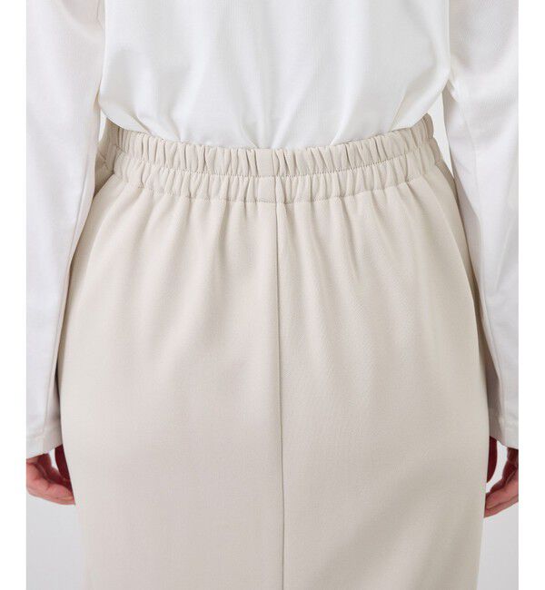 Rope&rsquo;Picnic「【3サイズ展開】裏起毛ボンディングジョーゼットアイラインスカート」|スカート|