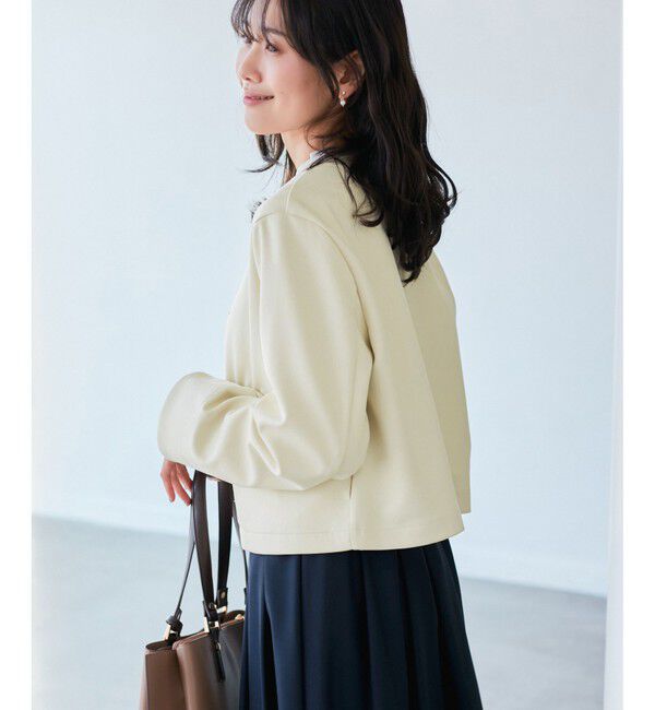 Rope&rsquo;Picnic「マシュマロカーディーブルゾン」|ブルゾン・スタジャン|