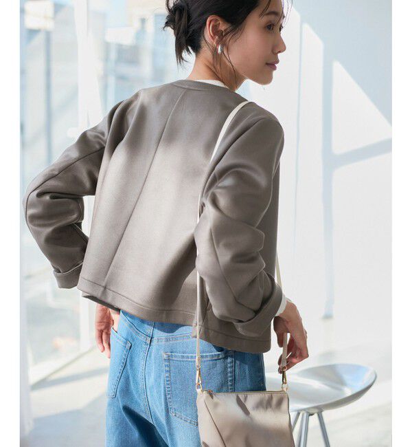 Rope&rsquo;Picnic「マシュマロカーディーブルゾン」|ブルゾン・スタジャン|