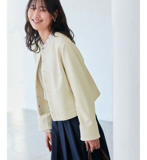 Rope&rsquo;Picnic「マシュマロカーディーブルゾン」|ブルゾン・スタジャン|生成メイン