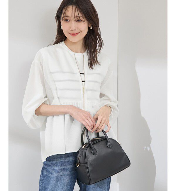 Rope&rsquo;Picnic「メッシュペプラムブルゾン」|ブルゾン・スタジャン|