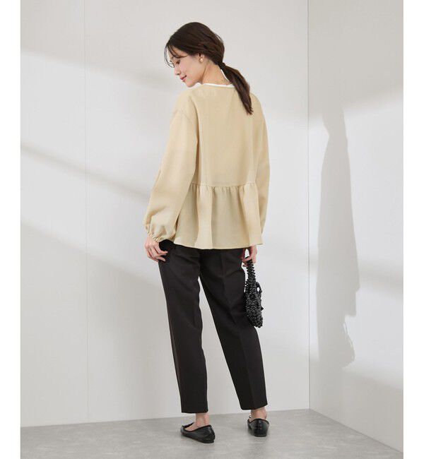 Rope&rsquo;Picnic「メッシュペプラムブルゾン」|ブルゾン・スタジャン|